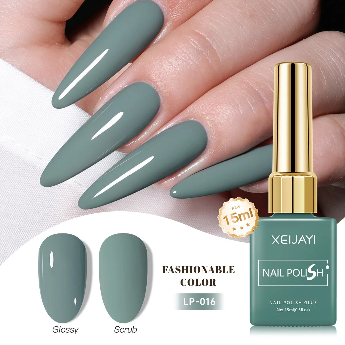 Gel Nail Polish: Nail Varnish Gel 60 Colors - Gloss, Matte, Ice-Clear Finish
