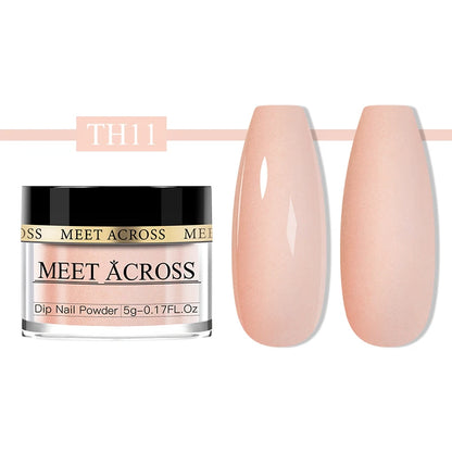 Glitter Nail Dipping Powder - Pink, No Lamp, 5/10g