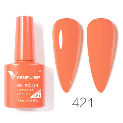 Venalisa VIP4 7.5ml Gel Nail Polish Hema Free Full Coverage Beautiful Semi Permanent Soak Off UV LED Gel Nail Polish Gel Lacquer