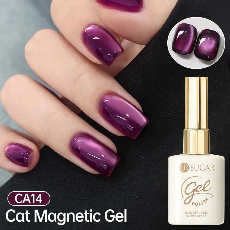 Cat Magnetic Gel Nail Polish - 30 Colors UV/LED Soak Off