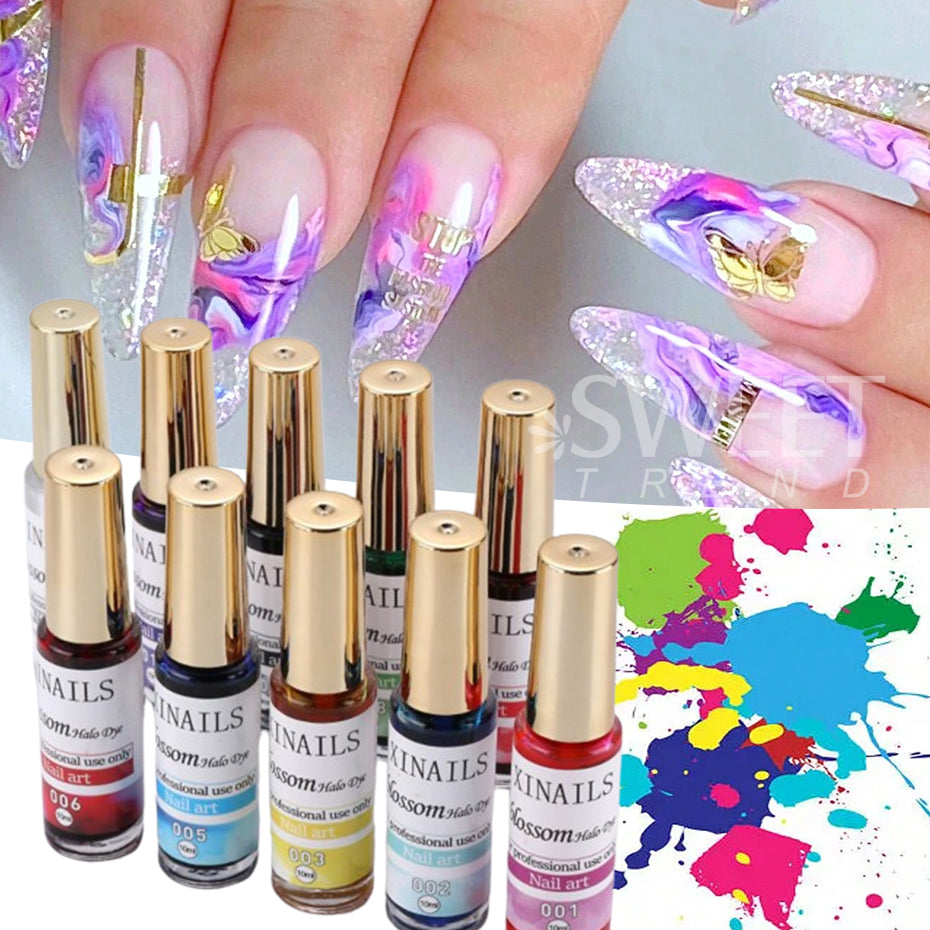 Gel Nail Polish: Blooming Nail Gel - Marble Watercolor Ink 10ml
