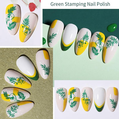 Nail Stamping Polish Set - 25 Colors, Peel Off Latex