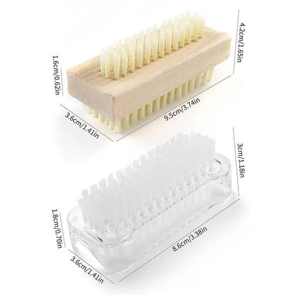 Nail Brush Double-Sided Cleaner for Manicure & Pedicure