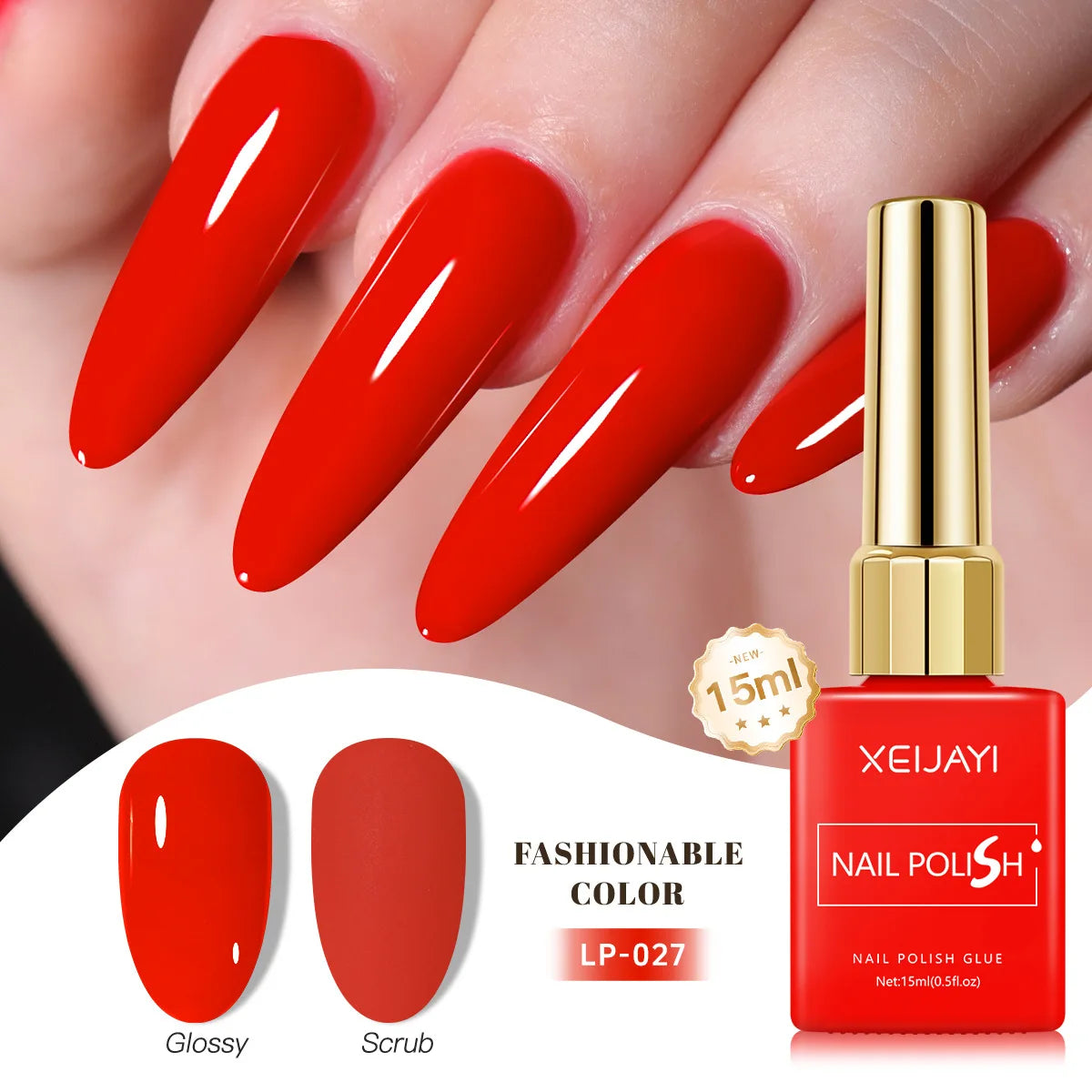 Gel Nail Polish: Nail Varnish Gel 60 Colors - Gloss, Matte, Ice-Clear Finish