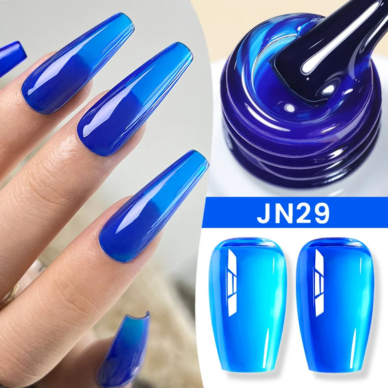 Jelly Nude Gel Nail Polish - 50 Colors, UV LED Soak Off