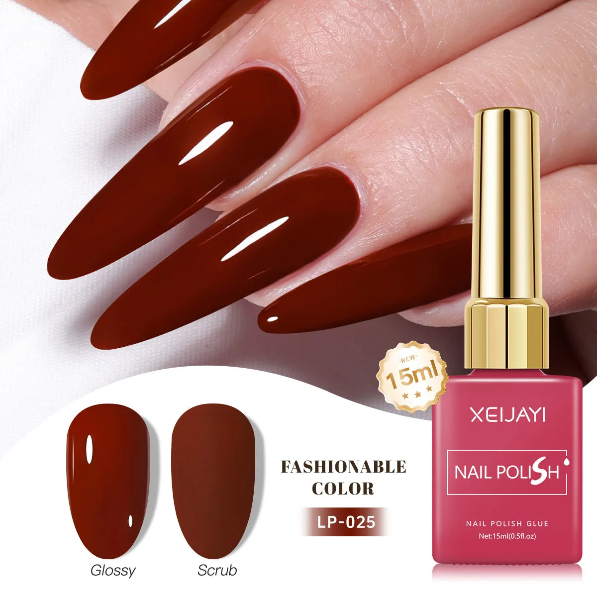 Gel Nail Polish: Nail Varnish Gel 60 Colors - Gloss, Matte, Ice-Clear Finish