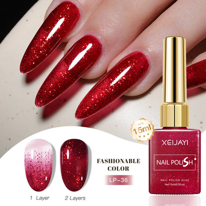 Gel Nail Polish: Nail Varnish Gel 60 Colors - Gloss, Matte, Ice-Clear Finish