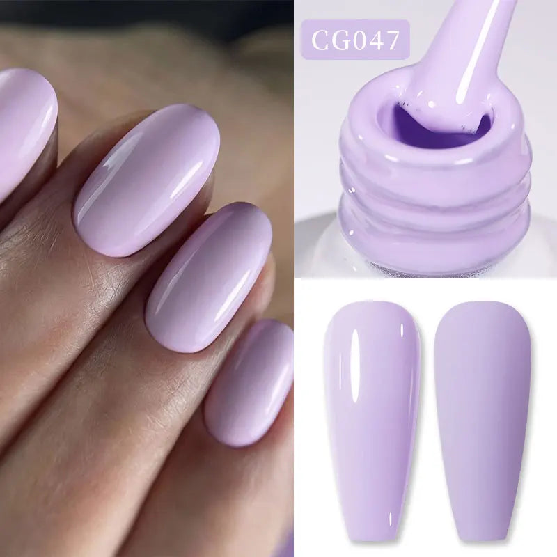 Jelly Nude Gel Nail Polish 10ml - Light Pink Peach UV Cure