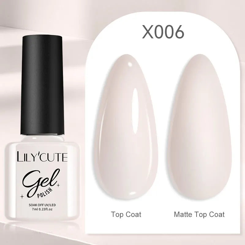 LILYCUTE 7ml Thermal Gel Nail Polish 3 Layers Temperature Color Changing Gel Polish Semi Permanent UV Gel For Nail Art Manicure
