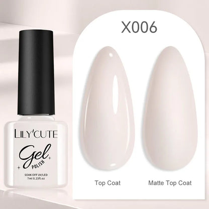 LILYCUTE 7ml Thermal Gel Nail Polish 3 Layers Temperature Color Changing Gel Polish Semi Permanent UV Gel For Nail Art Manicure