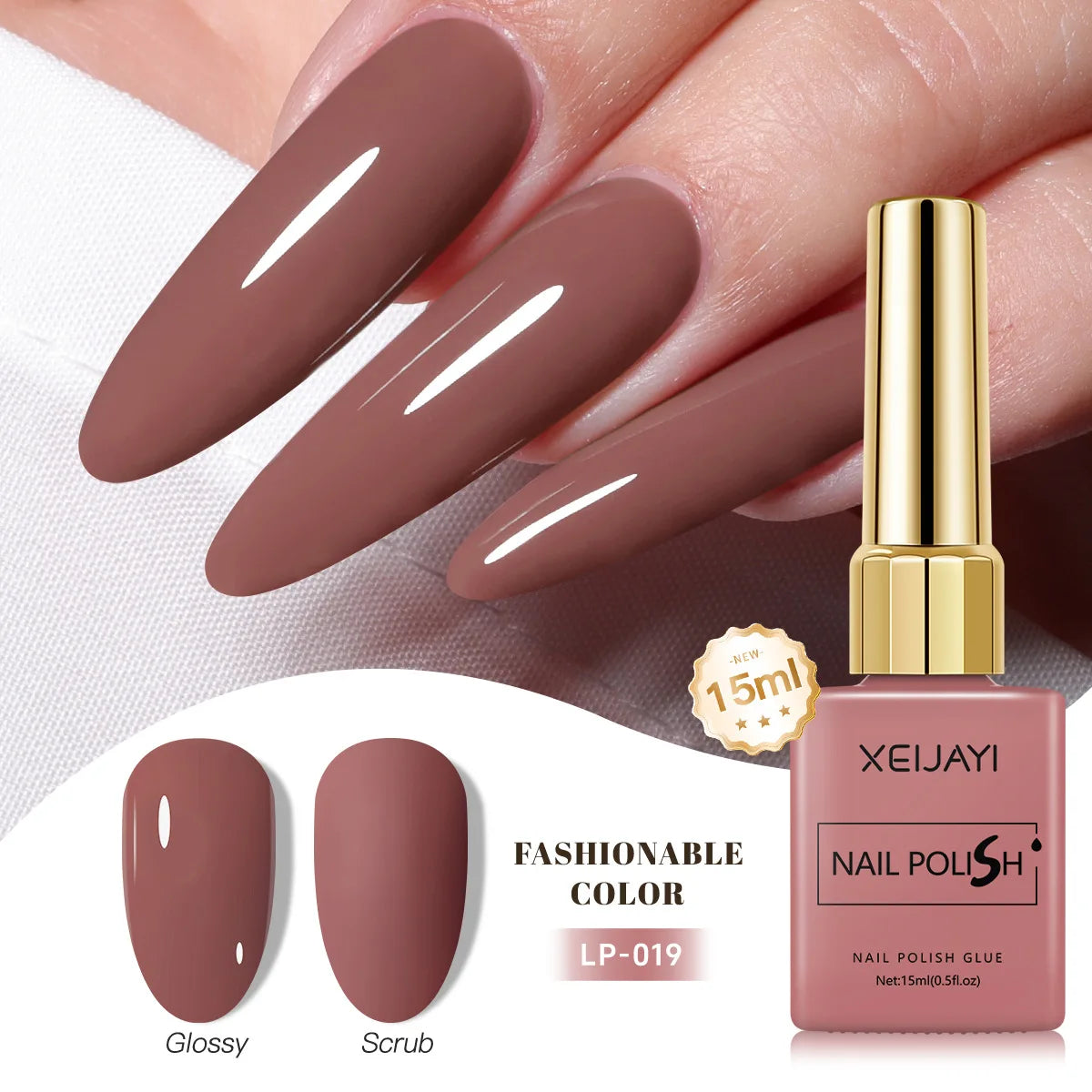 Gel Nail Polish: Nail Varnish Gel 60 Colors - Gloss, Matte, Ice-Clear Finish