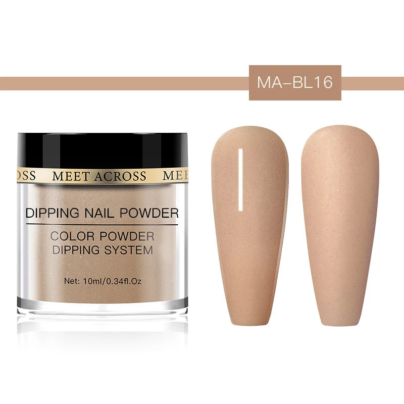Glitter Nail Dipping Powder - Pink, No Lamp, 5/10g
