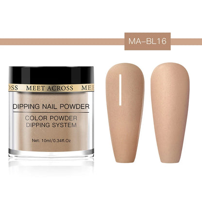 Glitter Nail Dipping Powder - Pink, No Lamp, 5/10g