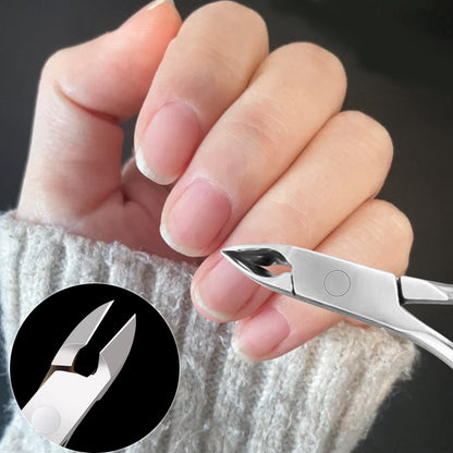 Stainless Steel Cuticle Nipper - Precision Manicure Tool