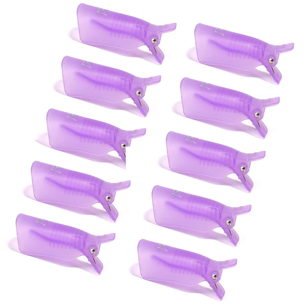 UV Gel Polish Remover Clips - 10/16 Pcs Nail Soak Off Caps