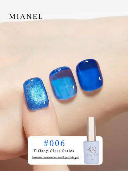 MIANEL Gel Nail Polish 12ML - Candy Glass Finish, 1-10pcs