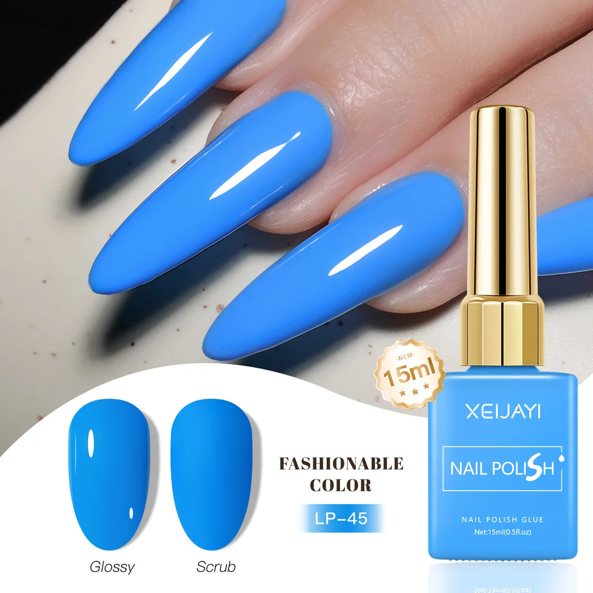 Gel Nail Polish: Nail Varnish Gel 60 Colors - Gloss, Matte, Ice-Clear Finish