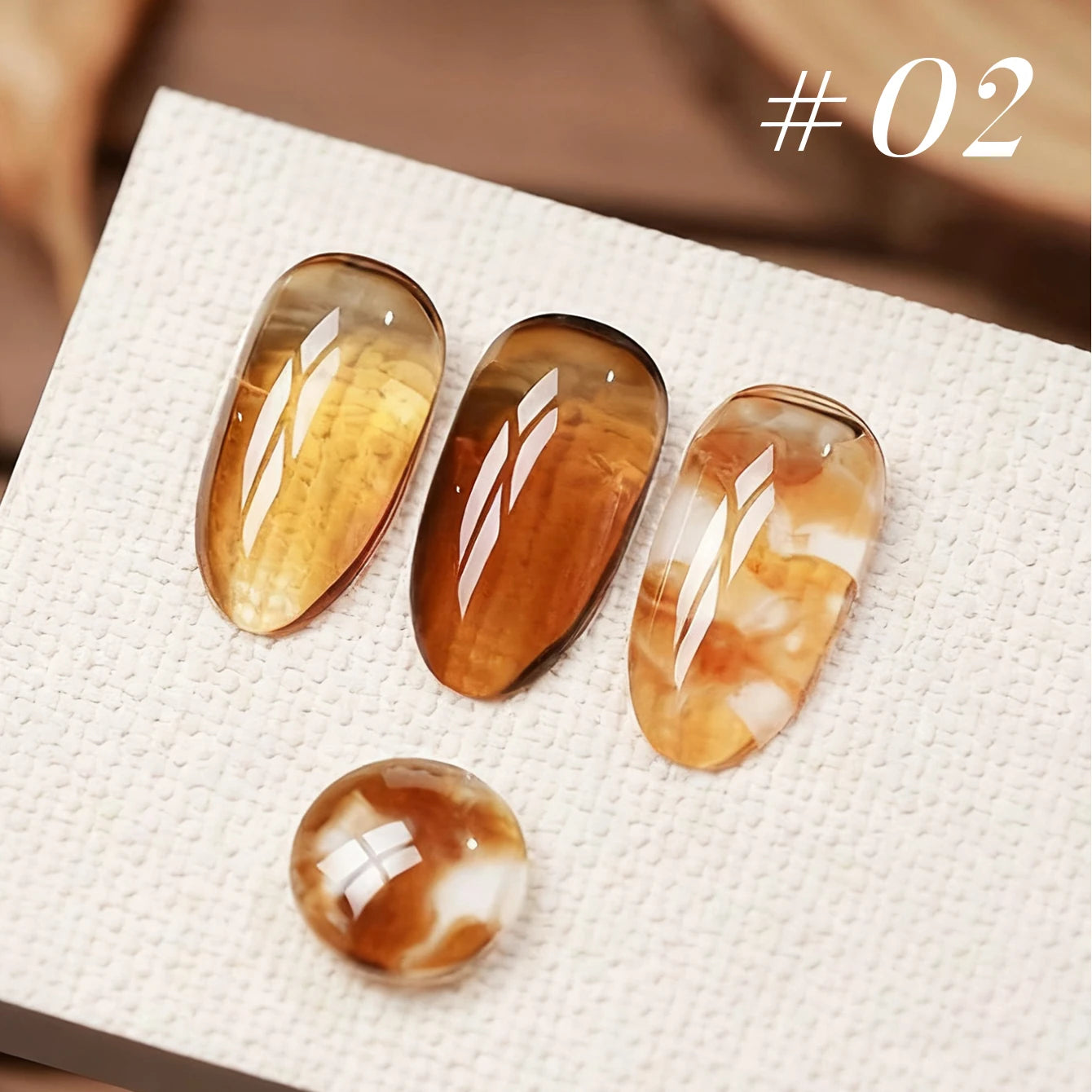 Jelly Gel Nail Polish 10ML - Brown Amber Series 2026