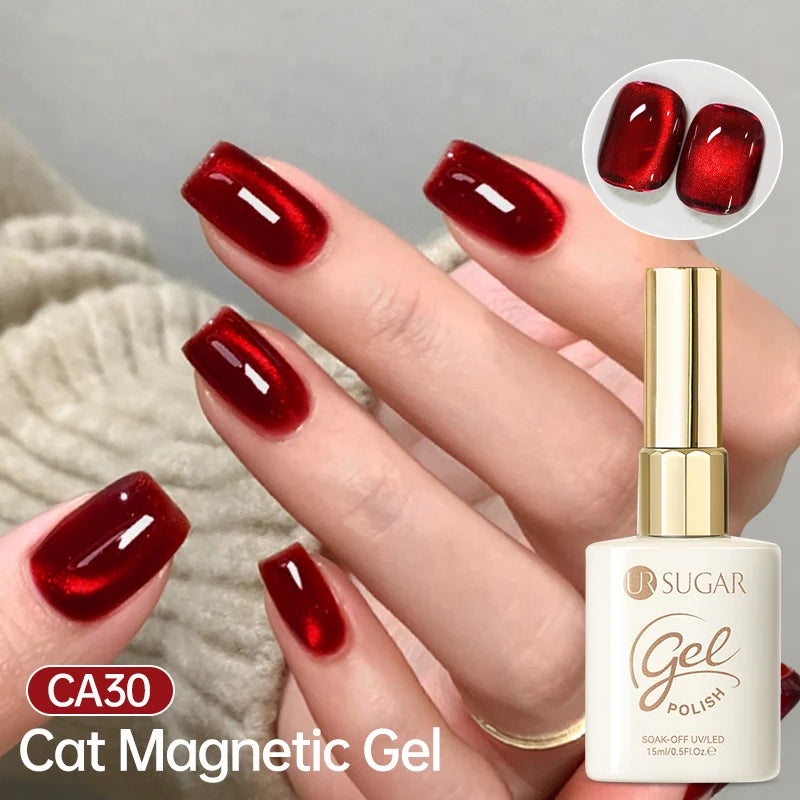 Cat Magnetic Gel Nail Polish - 30 Colors UV/LED Soak Off
