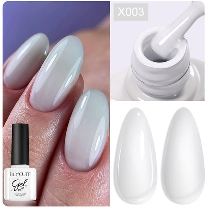 LILYCUTE 7ml Thermal Gel Nail Polish 3 Layers Temperature Color Changing Gel Polish Semi Permanent UV Gel For Nail Art Manicure