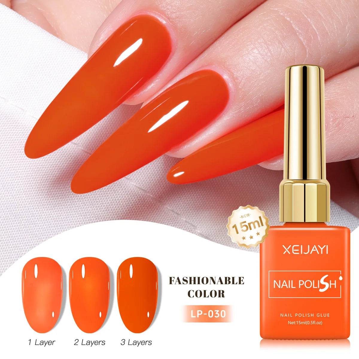 Gel Nail Polish: Nail Varnish Gel 60 Colors - Gloss, Matte, Ice-Clear Finish