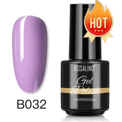 ROSALIND gel nail polish colors For Nail Art Soak Off Semi-permanent UV LED en gel temperature nail polish Christmas nail