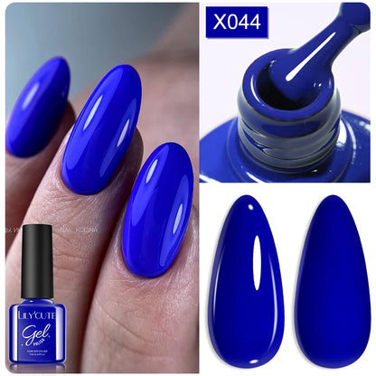 LILYCUTE 7ml Thermal Gel Nail Polish 3 Layers Temperature Color Changing Gel Polish Semi Permanent UV Gel For Nail Art Manicure