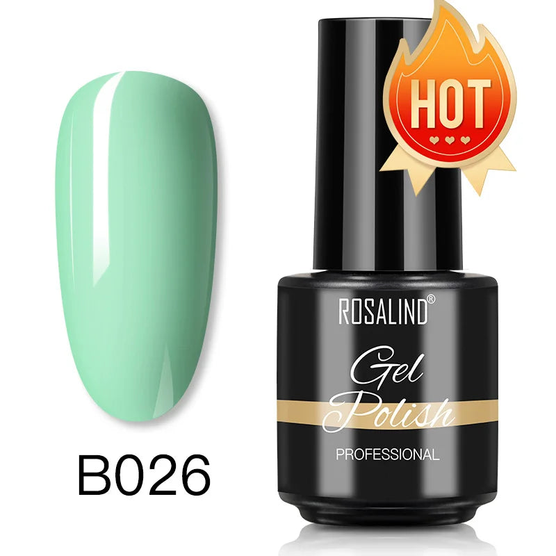 ROSALIND gel nail polish colors For Nail Art Soak Off Semi-permanent UV LED en gel temperature nail polish Christmas nail