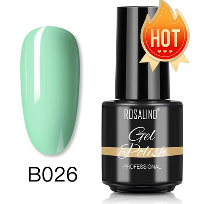 ROSALIND gel nail polish colors For Nail Art Soak Off Semi-permanent UV LED en gel temperature nail polish Christmas nail