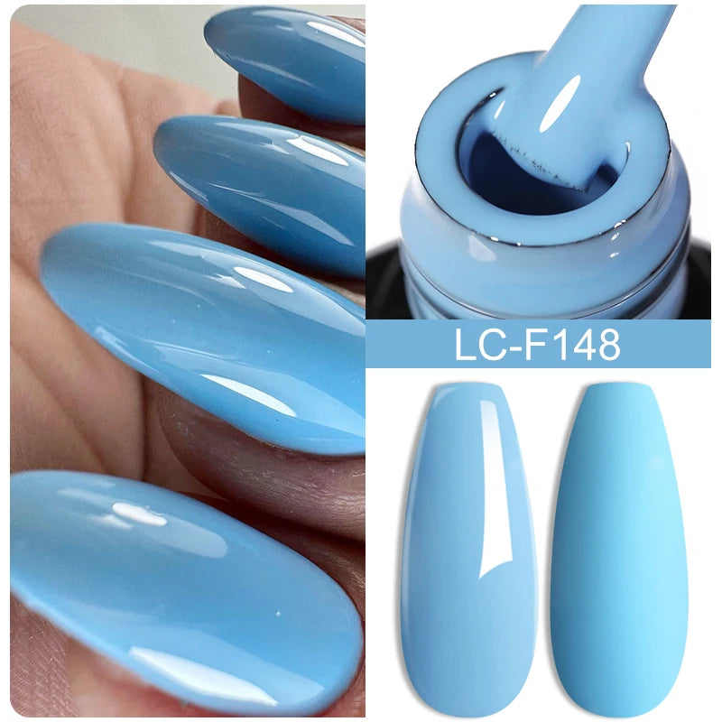 LILYCUTE 8ml Pink Natural Dried Flower Gel Nail Polish Summer Colorful Fairy Series Manicure Painting Soak Off Nail Art UV Gel