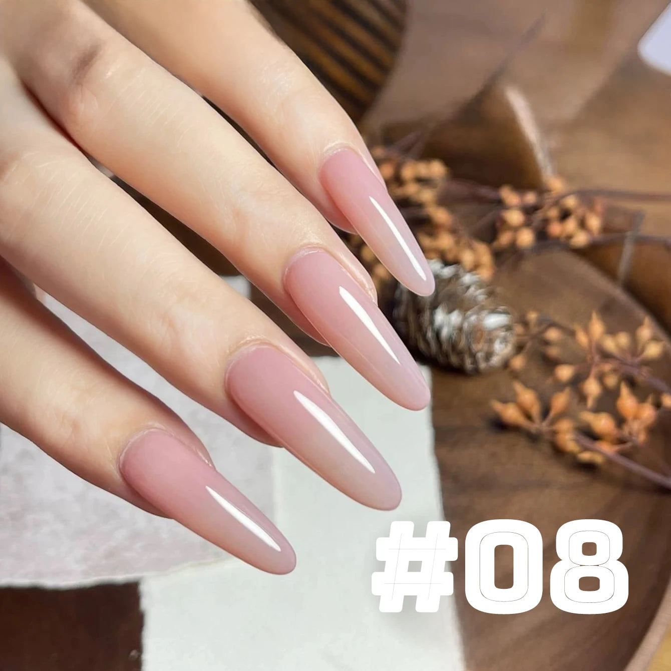 MIANEL Gel Nail Polish 12ML - Candy Glass Finish, 1-10pcs