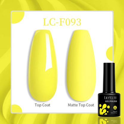 LILYCUTE 8ml Pink Natural Dried Flower Gel Nail Polish Summer Colorful Fairy Series Manicure Painting Soak Off Nail Art UV Gel