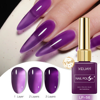 Gel Nail Polish: Nail Varnish Gel 60 Colors - Gloss, Matte, Ice-Clear Finish