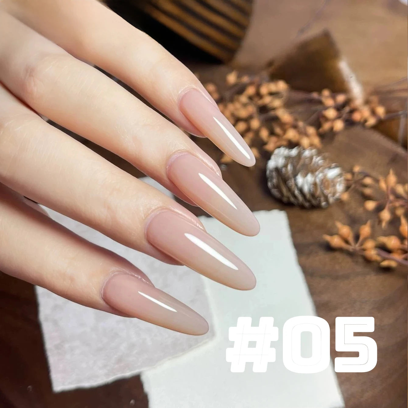 MIANEL Gel Nail Polish 12ML - Candy Glass Finish, 1-10pcs
