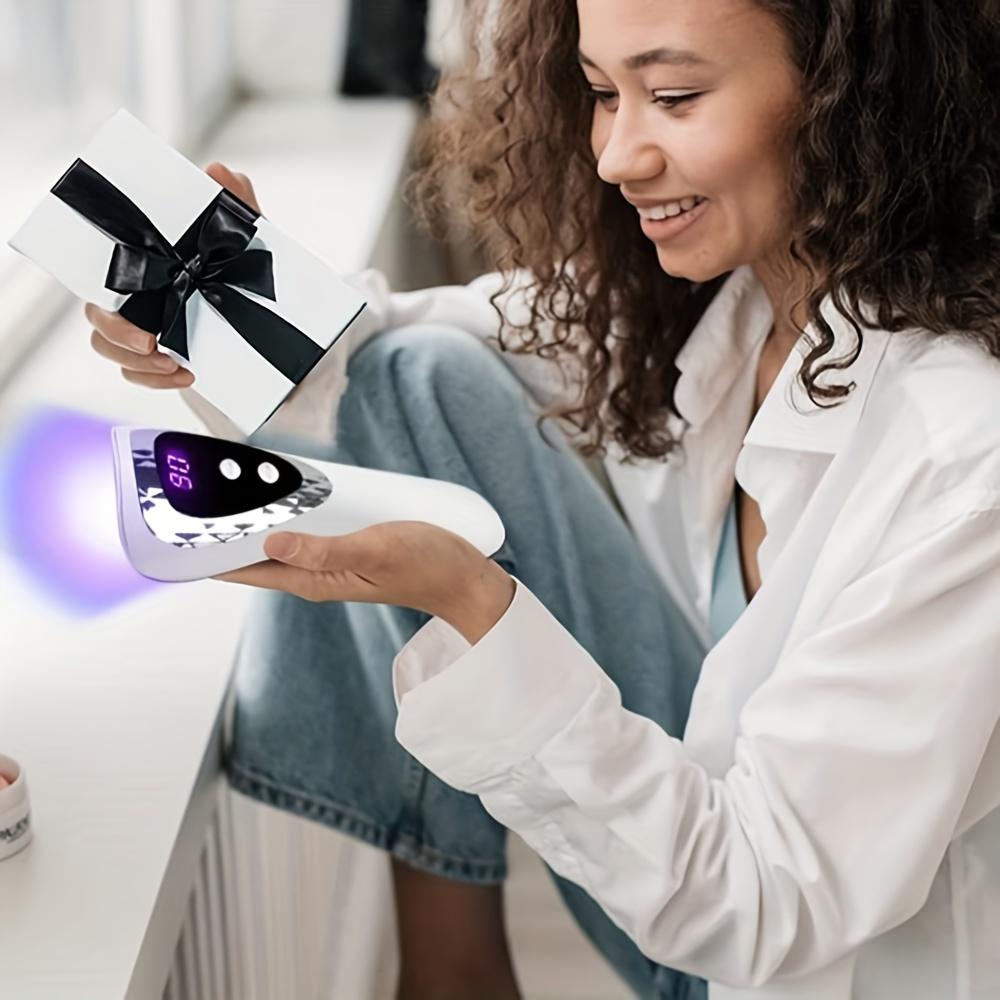UV LED Nail Lamp - Quick Dry, USB Rechargeable Mini Dryer