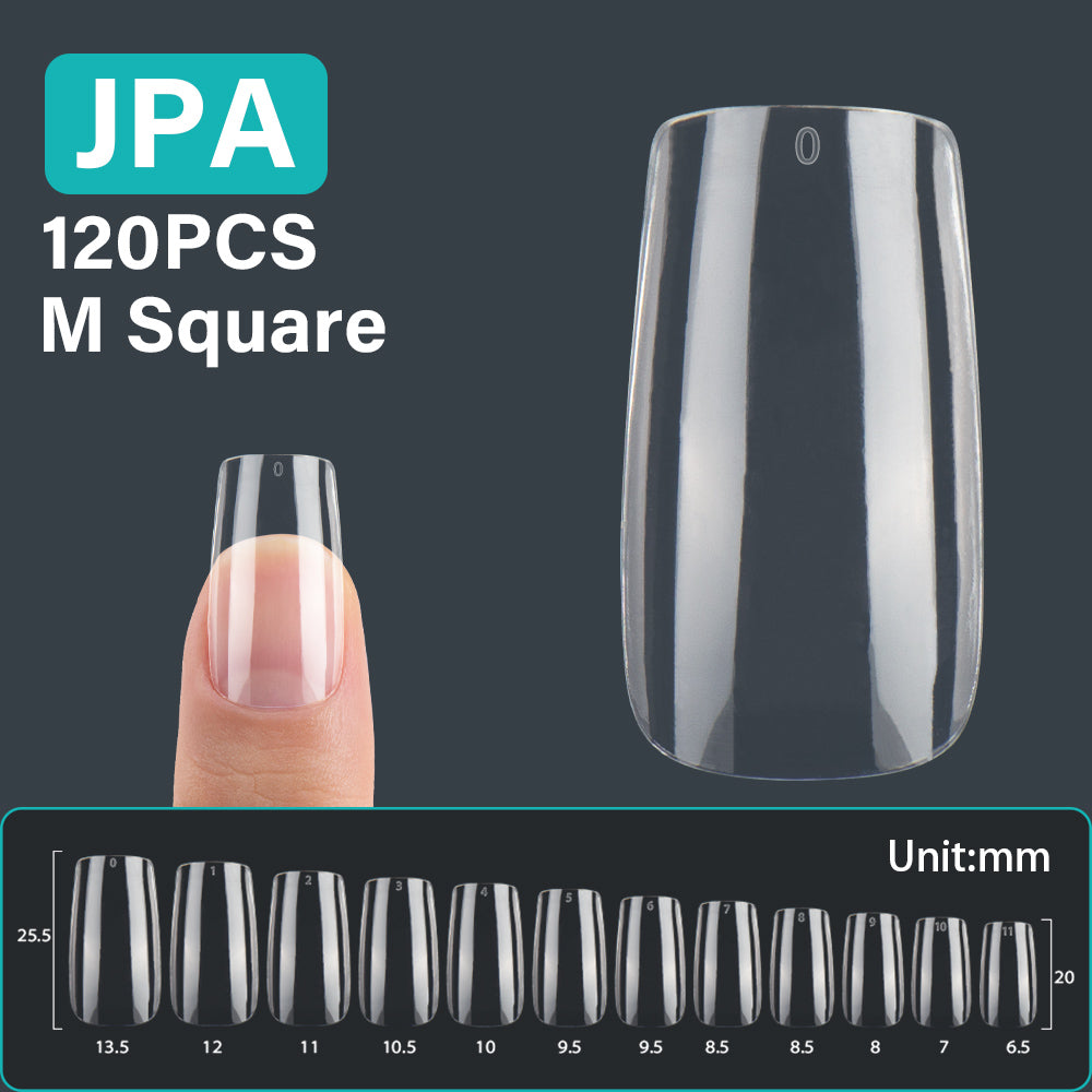 Press On Nails: Almond False Nail Tips - 120Pcs Soft Gel Stiletto & Oval