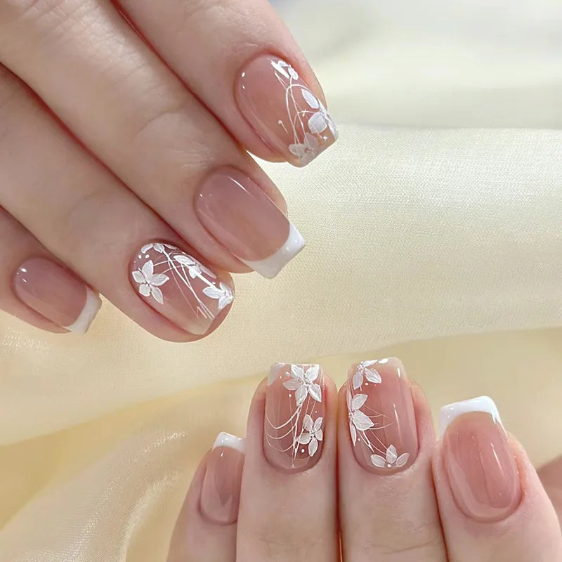 Press On Nails: Glossy Red Cat's Eye Press On Nails - 24pcs Almond Shape