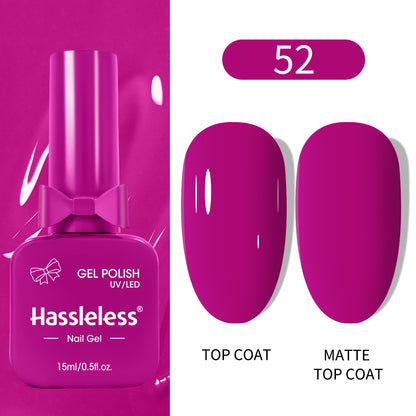Single-Use 15ml Gel Nail Polish - Easy Home/Salon Manicure
