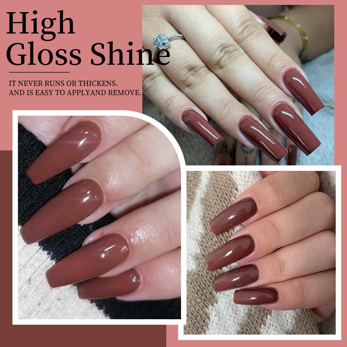 Single-Use 15ml Gel Nail Polish - Easy Home/Salon Manicure