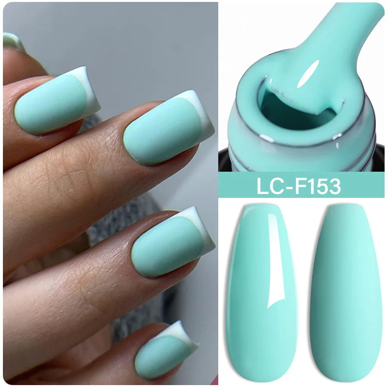LILYCUTE 8ml Pink Natural Dried Flower Gel Nail Polish Summer Colorful Fairy Series Manicure Painting Soak Off Nail Art UV Gel