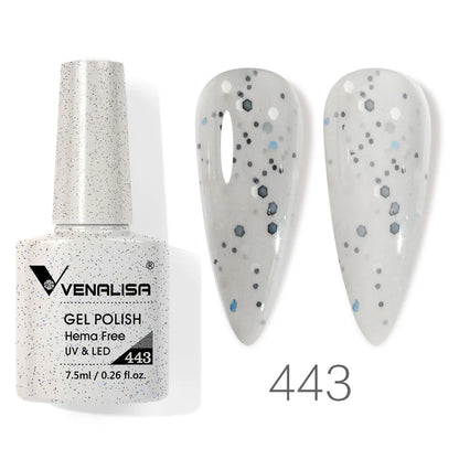 Venalisa VIP4 7.5ml Gel Nail Polish Hema Free Full Coverage Beautiful Semi Permanent Soak Off UV LED Gel Nail Polish Gel Lacquer