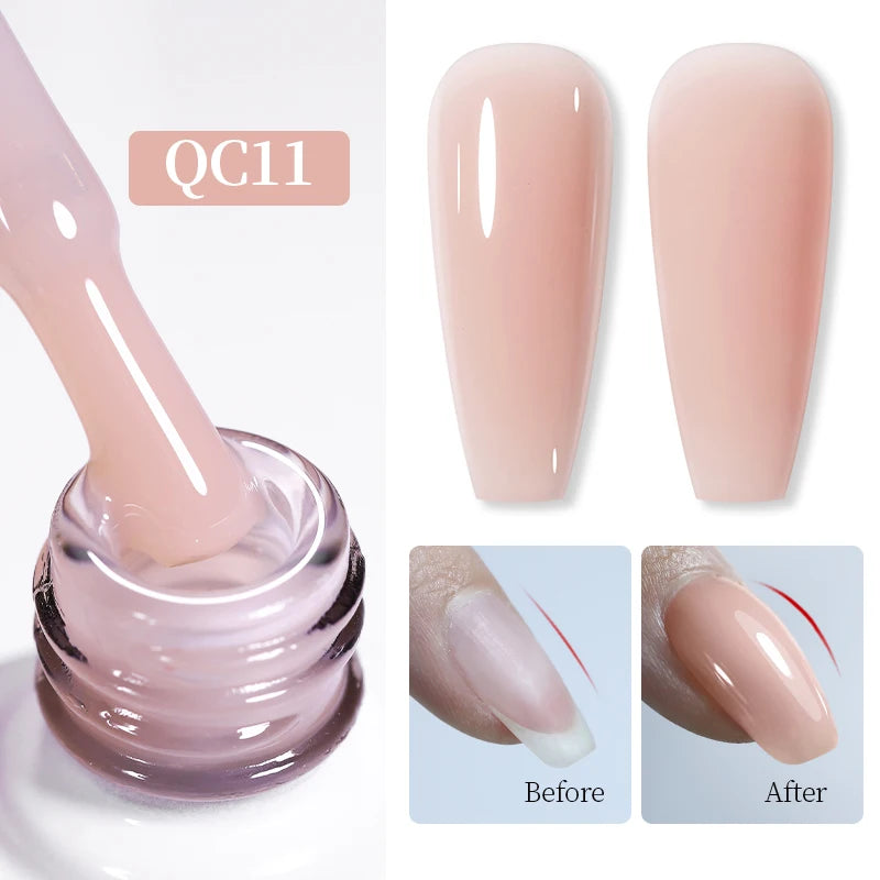Jelly Nude Gel Nail Polish - 50 Colors, UV LED Soak Off