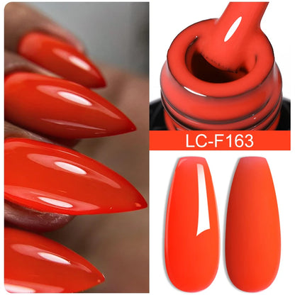 LILYCUTE 8ml Pink Natural Dried Flower Gel Nail Polish Summer Colorful Fairy Series Manicure Painting Soak Off Nail Art UV Gel