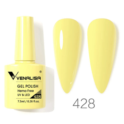 Venalisa VIP4 7.5ml Gel Nail Polish Hema Free Full Coverage Beautiful Semi Permanent Soak Off UV LED Gel Nail Polish Gel Lacquer