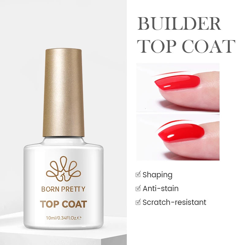 Jelly Nude Gel Nail Polish 10ml - Light Pink Peach UV Cure
