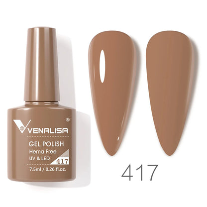 Venalisa VIP4 7.5ml Gel Nail Polish Hema Free Full Coverage Beautiful Semi Permanent Soak Off UV LED Gel Nail Polish Gel Lacquer