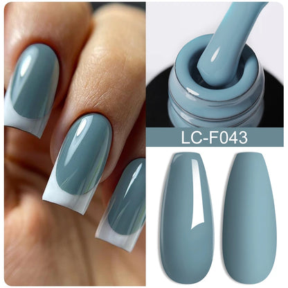 LILYCUTE 8ml Pink Natural Dried Flower Gel Nail Polish Summer Colorful Fairy Series Manicure Painting Soak Off Nail Art UV Gel