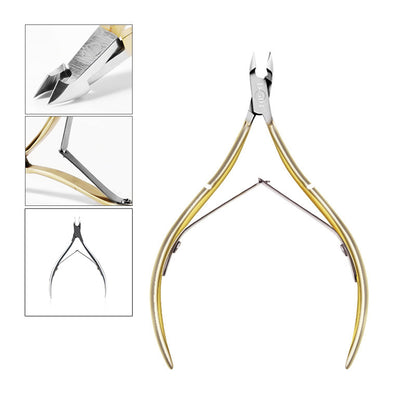 Stainless Steel Cuticle Nipper - Pro Nail & Toenail Trimmer