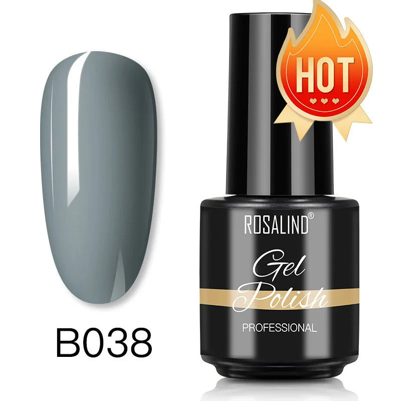 ROSALIND gel nail polish colors For Nail Art Soak Off Semi-permanent UV LED en gel temperature nail polish Christmas nail