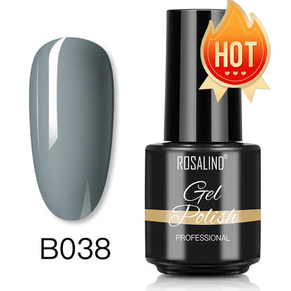 ROSALIND gel nail polish colors For Nail Art Soak Off Semi-permanent UV LED en gel temperature nail polish Christmas nail